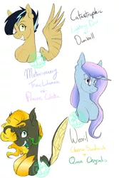 Size: 2000x3000 | Tagged: artist:farewelldecency, crack shipping, derpibooru import, hybrid, interspecies offspring, magical lesbian spawn, oc, offspring, parent:cheese sandwich, parent:dumbbell, parent:lightning dust, parent:princess celestia, parent:queen chrysalis, parents:lightningbell, parents:trixlestia, parent:trixie, safe, shipping, unofficial characters only