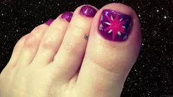 Size: 3564x2005 | Tagged: barefoot, derpibooru import, earth, feet, foot fetish, foot focus, giantess, human, irl, irl human, macro, nail art, photo, planet, space, suggestive, tara strong, twilight sparkle, why