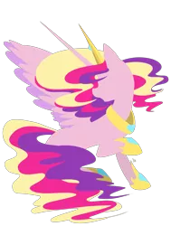 Size: 6133x8133 | Tagged: absurd resolution, artist:illustrativeauthor, derpibooru import, minimalist, princess cadance, safe, simple background, solo, transparent background