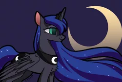 Size: 3496x2362 | Tagged: artist:cay, derpibooru import, princess luna, safe, solo