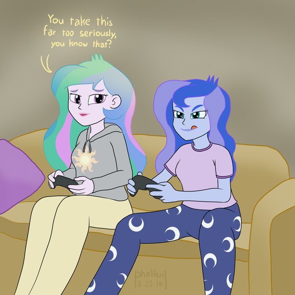 princess luna human gamer