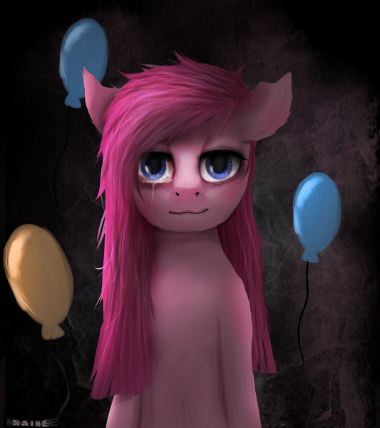 Size: 2664x3000 | Tagged: artist:kaine, belly button, crying, derpibooru import, female, party of one, pinkamena diane pie, pinkie pie, safe, solo