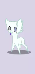 Size: 240x510 | Tagged: safe, artist:dookin, derpibooru import, oc, oc:nugget, unofficial characters only, fanart, shadow, tongue out