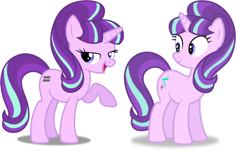 Size: 962x615 | Tagged: artist:legoinflatables, derpibooru import, equal cutie mark, safe, simple background, starlight glimmer, transparent background, vector