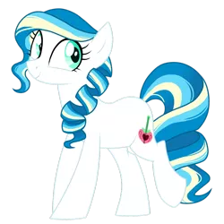 Size: 1024x1026 | Tagged: safe, artist:azure-art-wave, derpibooru import, oc, oc:ambrosia apple, unofficial characters only, offspring, parent:coloratura, parent:prince blueblood, simple background, solo, transparent background