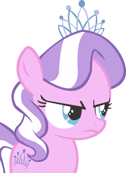 Size: 9116x12529 | Tagged: absurd resolution, artist:cyanlightning, derpibooru import, diamond tiara, jewelry, safe, simple background, solo, tiara, transparent background, unamused, vector