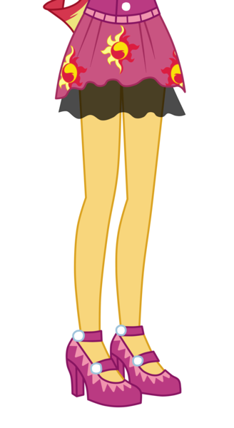 Size: 3200x5851 | Tagged: safe, artist:teentitansfan201, derpibooru import, sunset shimmer, equestria girls, friendship games, clothes, cropped, high heels, legs, pictures of legs, simple background, transparent background, vector