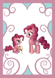 Size: 1024x1448 | Tagged: artist:phoenix-conrad, balloon, derpibooru import, female, filly, filly pinkie pie, hilarious in hindsight, pinkie pie, safe, self adoption, self ponidox, time paradox, younger