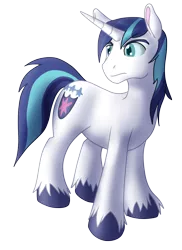 Size: 800x1100 | Tagged: artist:hywther, derpibooru import, safe, serious face, shining armor, simple background, solo, transparent background