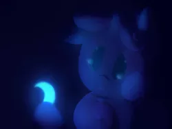 Size: 1280x960 | Tagged: artist:spikedmauler, awe, darkness, derpibooru import, moon, nightlight, safe, solo, sweetie belle