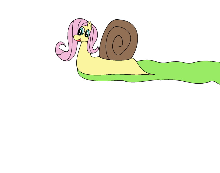 Size: 1594x1258 | Tagged: 1000 hours in ms paint, artist:amateur-draw, cute, derpibooru import, fluttershy, fluttersnail, ms paint, safe, slime, snail