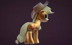 Size: 3840x2400 | Tagged: 3d, applejack, artist:creatorofpony, artist:lavik1988, derpibooru import, plot, safe, solo