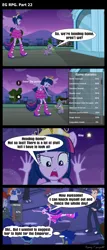 Size: 1288x3000 | Tagged: safe, artist:bredgroup, derpibooru import, edit, edited screencap, screencap, flash sentry, spike, twilight sparkle, twilight sparkle (alicorn), comic:eg rpg, equestria girls, big crown thingy, boots, comic, do the sparkle, fall formal outfits, heresy, high heel boots, jewelry, regalia, screencap comic, twilight ball dress, warhammer (game), warhammer 40k