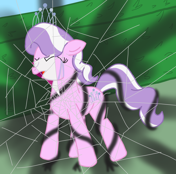 Size: 849x839 | Tagged: artist:ekdeans, derpibooru import, diamond tiara, grimdark, nightmare diamond tiara, nightmarified, pony pov series