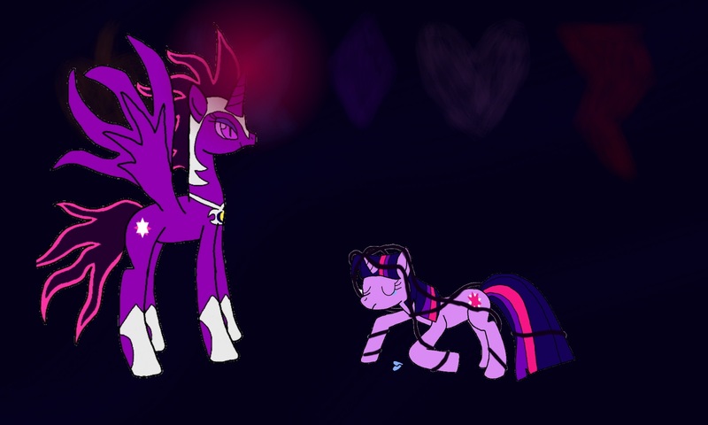 Size: 1600x960 | Tagged: artist:ekdeans, derpibooru import, nightmare eclipse, nightmare paradox, nightmare twilight, nightmarified, pony pov series, semi-grimdark, twilight sparkle