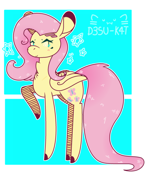 Size: 2040x2288 | Tagged: artist:d3su-k4t, derpibooru import, fluttershy, safe, solo