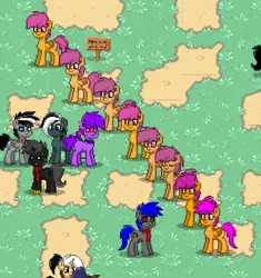 Size: 496x528 | Tagged: safe, derpibooru import, screencap, scootaloo, pony, pony town, multeity, pony town multeity, scootalots