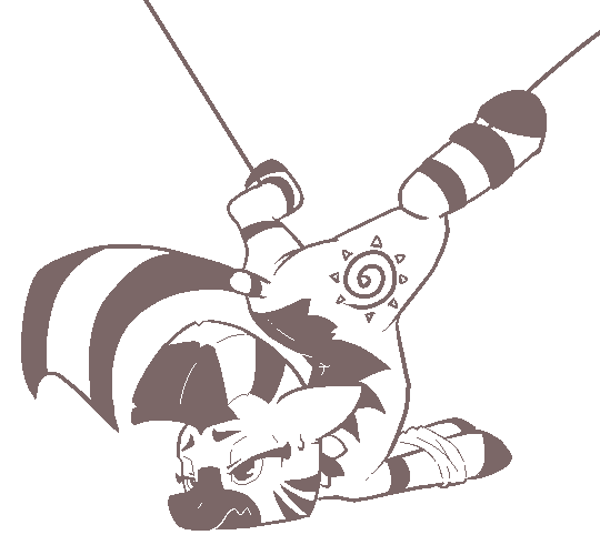 Size: 540x500 | Tagged: artist:nakedsharks, backbend, black and white, bondage, derpibooru import, female, floppy ears, frown, grayscale, lidded eyes, monochrome, solo, solo female, spreading, spread legs, suggestive, sweatdrop, tied up, unamused, wavy mouth, zebra, zecora