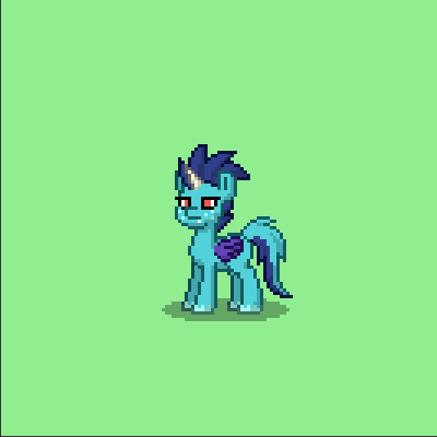 Size: 400x400 | Tagged: derpibooru import, dragon, pixel art, ponified, ponified ember, pony town, princess ember, safe, solo, unamused