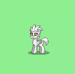 Size: 398x396 | Tagged: safe, derpibooru import, oc, oc:valiant shield, unofficial characters only, pegasus, pony, pony town, day guard, pixel art, royal guard, solo