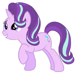 Size: 7200x7000 | Tagged: safe, artist:tardifice, derpibooru import, starlight glimmer, pony, unicorn, the crystalling, absurd resolution, cute, female, glimmerbetes, mare, raised hoof, simple background, solo, transparent background, vector