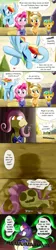 Size: 850x3810 | Tagged: safe, artist:phuocthiencreation, derpibooru import, applejack, fluttershy, mane-iac, pinkie pie, rainbow dash, snails, buckball season, comic