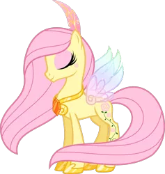 Size: 3542x3730 | Tagged: artist:vanillachama, derpibooru import, feather, flutter pony, g1, g1 to g4, generation leap, jewelry, peytral, queen rosedust, rosedust, safe