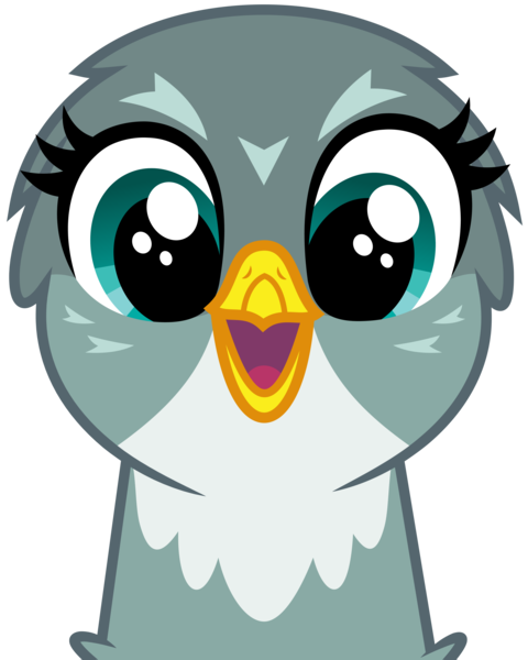 Size: 3996x5000 | Tagged: safe, artist:dashiesparkle, derpibooru import, gabby, gryphon, the fault in our cutie marks, .ai available, cute, gabbybetes, happy, simple background, solo, transparent background, vector