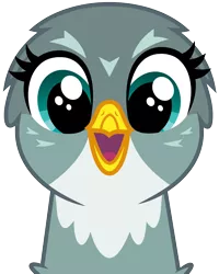 Size: 3996x5000 | Tagged: safe, artist:dashiesparkle, derpibooru import, gabby, gryphon, the fault in our cutie marks, .ai available, cute, gabbybetes, happy, simple background, solo, transparent background, vector