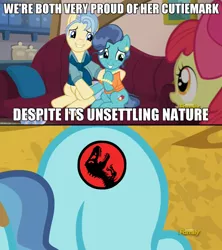 Size: 908x1024 | Tagged: derpibooru import, edit, edited screencap, exploitable meme, jurassic park, meme, mr. paleo, mrs. paleo, petunia paleo, petunia paleo's unsettling cutie mark, reference, safe, screencap, the fault in our cutie marks, this will end in science, this will end in tears and/or death