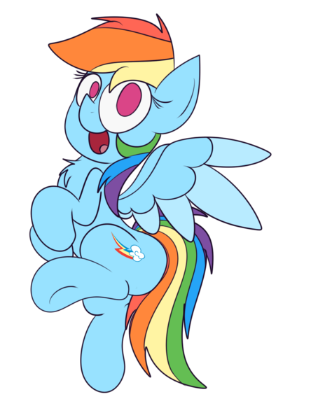 Size: 830x1097 | Tagged: artist:mr. rottson, backwards cutie mark, cute, derpibooru import, rainbow dash, safe, solo