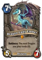 Size: 400x573 | Tagged: artist:assasinmonkey, bloodstone scepter, card, ccg, crossover, derpibooru import, dragon, dragon lord ember, edit, flying, hearthstone, legendary, princess ember, safe, trading card, trading card edit, trading card game, warcraft