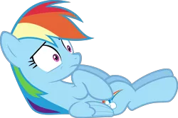 Size: 4495x3000 | Tagged: safe, artist:sollace, derpibooru import, rainbow dash, pony, 28 pranks later, .svg available, on back, simple background, solo, transparent background, vector