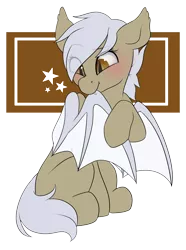 Size: 1280x1723 | Tagged: safe, artist:rue-willings, derpibooru import, oc, oc:pandora the perforating, unofficial characters only, bat pony, pony, bat wings, nibbling, preening, simple background, solo, transparent background, wing bite