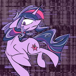 Size: 1000x1000 | Tagged: action pose, alternate universe, angry, artist:thattagen, corrupted, derpibooru import, fusion, newbie artist training grounds, safe, screwball, screwy sparkle, sockypockytwi, solo, tumblr, twilight sparkle