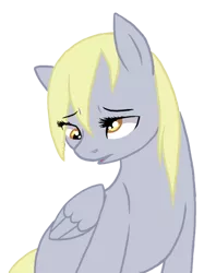 Size: 500x668 | Tagged: safe, artist:vampireselene13, derpibooru import, derpy hooves, pegasus, pony, female, mare, solo