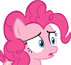 Size: 11672x10641 | Tagged: absurd resolution, artist:cyanlightning, derpibooru import, pinkie pie, safe, simple background, solo, .svg available, the gift of the maud pie, transparent background, vector, worried