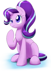 Size: 1000x1395 | Tagged: :3, artist:acersiii, cute, derpibooru import, safe, simple background, solo, starlight glimmer, transparent background