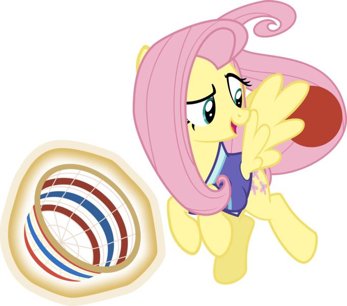 Size: 4531x4000 | Tagged: safe, artist:sollace, derpibooru import, fluttershy, pony, buckball season, .svg available, absurd resolution, basket, bottomless, buckball, buckball uniform, clothes, magic, open mouth, partial nudity, simple background, solo, transparent background, vector