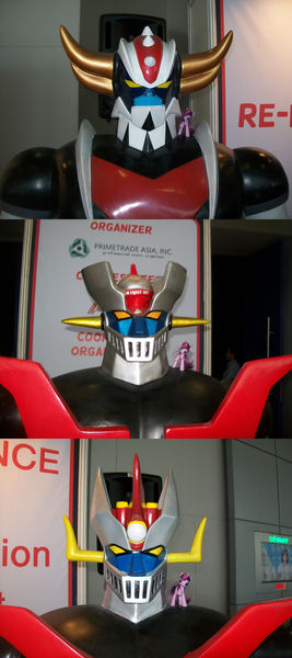 Size: 1000x2250 | Tagged: crossover, derpibooru import, great mazinger, grendizer, mazinger, mazinger z, safe, statue, toy, twilight sparkle