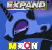 Size: 183x178 | Tagged: safe, derpibooru import, edit, edited screencap, editor:watermelon changeling, screencap, nightmare moon, alicorn, pony, friendship is magic, expand dong, exploitable meme, faic, lowres, meme, moon, picture for breezies, solo