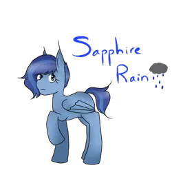 Size: 500x500 | Tagged: artist:cottoncandycat12, derpibooru import, newbie artist training grounds, oc, oc:sapphire rain, older, safe, unofficial characters only