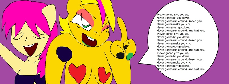 Size: 2358x866 | Tagged: 1000 hours in ms paint, applejack, artist:my little brony friend, comic:the marvelous futajack, derpibooru import, makeup, ms paint, nail polish, pasties, ponied up, questionable