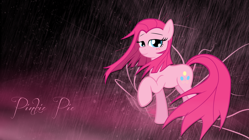 Size: 1920x1080 | Tagged: alternate hairstyle, artist:leadhooves, artist:leonbrony, artist:quasdar, derpibooru import, looking at you, pinkamena diane pie, pinkie pie, raised hoof, safe, straight hair, vector, wallpaper, windswept mane