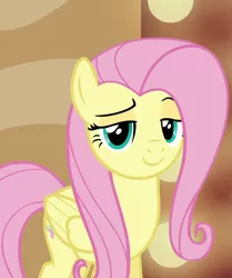 Size: 904x1080 | Tagged: safe, derpibooru import, screencap, fluttershy, pony, viva las pegasus, face, raised eyebrow, reaction image, smug, smugshy