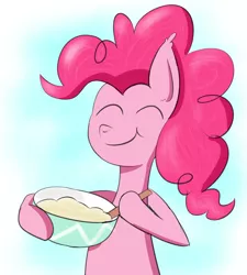 Size: 1800x2000 | Tagged: artist:melonhunter, bowl, derpibooru import, dough, mixing, mixing bowl, newbie artist training grounds, pinkie pie, safe, solo