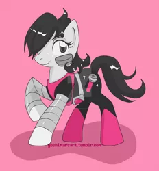 Size: 1024x1102 | Tagged: artist:yoshimarsart, derpibooru import, mettaton, mettaton ex, ponified, safe, solo, undertale, watermark