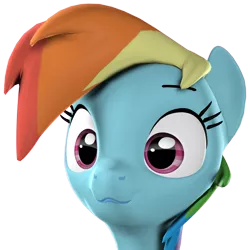 Size: 2160x2160 | Tagged: :3, 3d, artist:gaohaq, derpibooru import, rainbow dash, safe, solo, source filmmaker