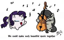 Size: 1652x1040 | Tagged: safe, artist:ransurround, derpibooru import, octavia melody, rarity, pony, blob, female, lesbian, mare, raritavia, shipping