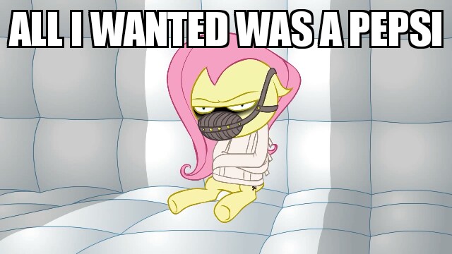 Size: 640x360 | Tagged: asylum, bondage, caption, derpibooru import, edit, edited screencap, grimdark source, image macro, institutionalized, meme, metal, .mov, pony.mov, punk, safe, screencap, shed.mov, straitjacket, suicidal tendencies, thrash metal